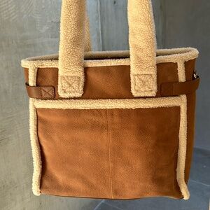 Talbots shearling bag -